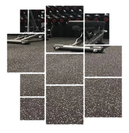 Durable Gym Rubber Flooring Dubai