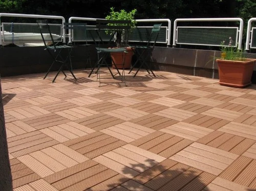 Professional installation of the best outdoor flooring for luxury villas in Dubai.