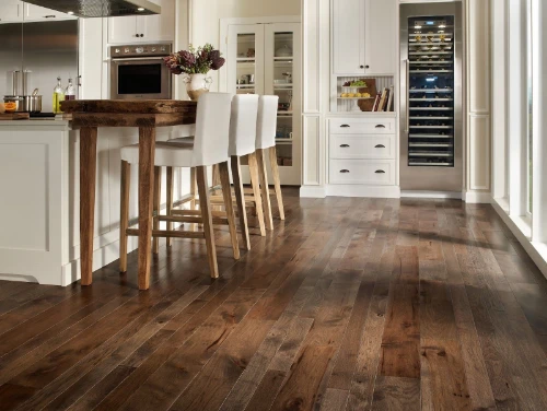 kitchen wood flooring in Dubai