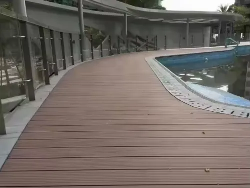 Pool side WPC Decking Service in Dubai