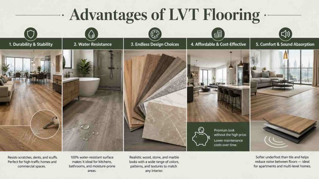 Advantage of LVT Flooring Dubai