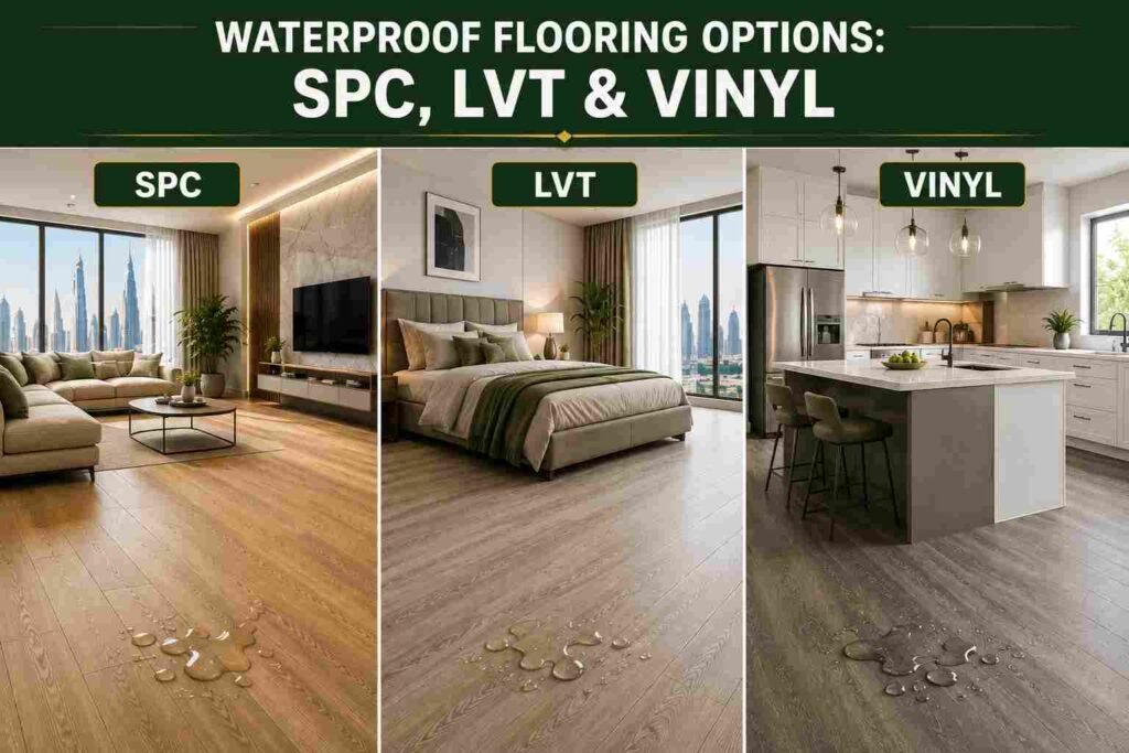 waterproof flooring options SPC,LVT & Vinyl